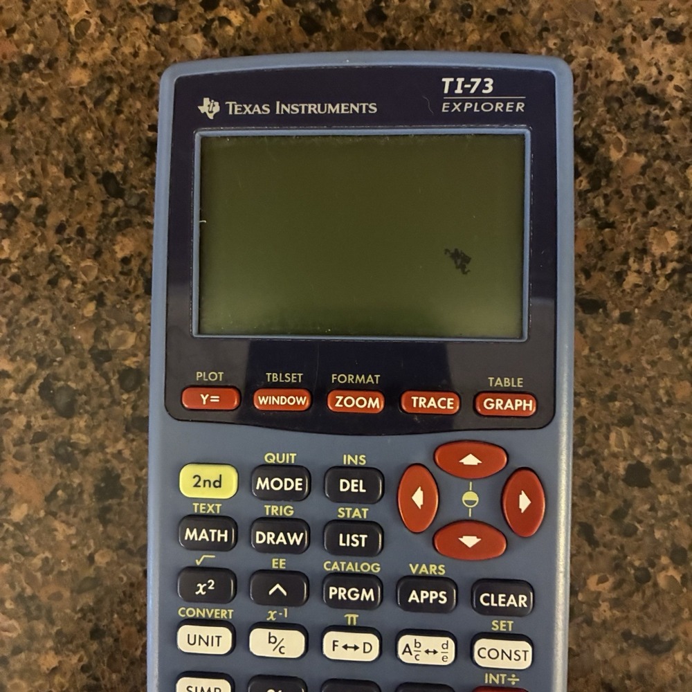 Texas Instruments TI-73 Explorer Graphing Calculator Tested w/ Cover - Picture 3 of 10